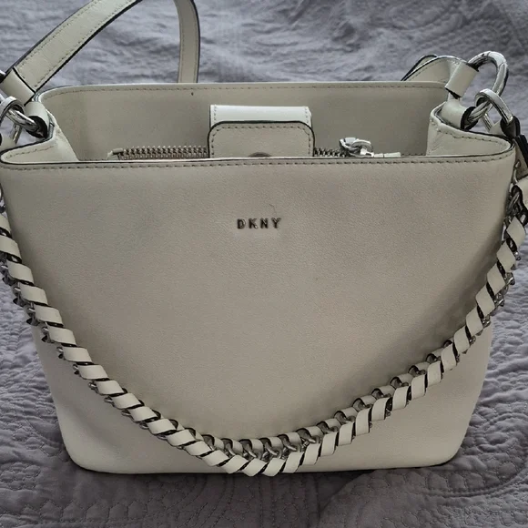 DKNY White Shoulder Bag - Picture 9 of 14